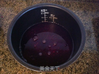 绿豆紫色米饭的做法步骤：7
