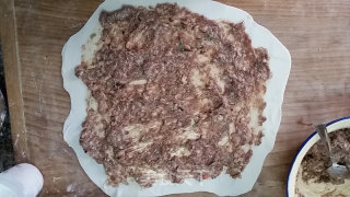 香菇千层肉饼的做法步骤：10