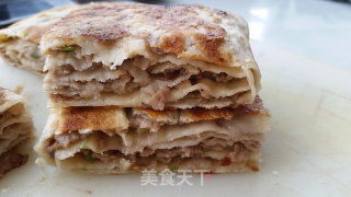 香菇千层肉饼的做法步骤：21