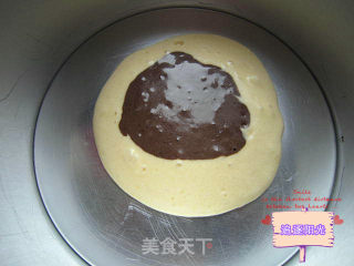 斑马纹戚风蛋糕的做法步骤：7