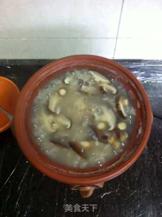 香菇鸡片粥的做法步骤：7