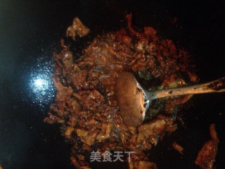 大葱爆肉的做法步骤：4