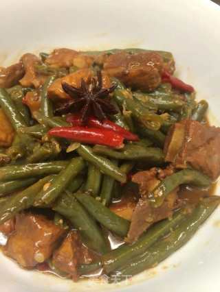 四季豆烧排骨-附餐余的卤面做法的做法步骤：14