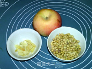 百合苹果豆浆的做法步骤：1