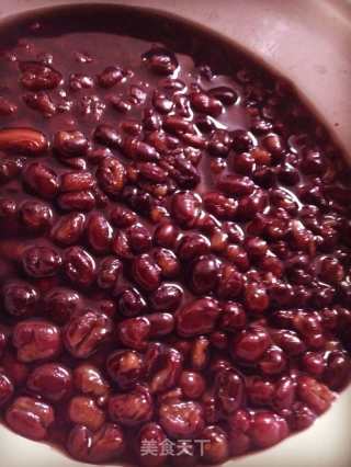 手工芋圆蜜豆糖水（热）的做法步骤：5