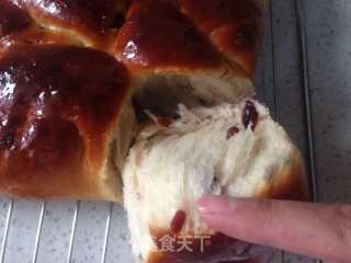 蔓越莓老面包的做法步骤：15