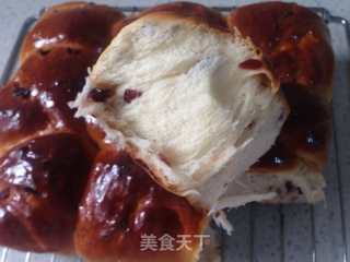 蔓越莓老面包的做法步骤：17