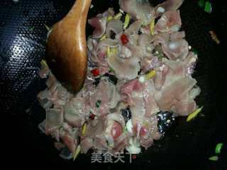 青椒火腿片的做法步骤：5