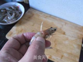 葱姜虾的做法步骤：2