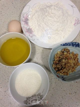 核桃酥球的做法步骤：1