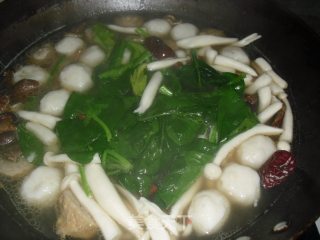 菌菇双丸汤的做法步骤：8