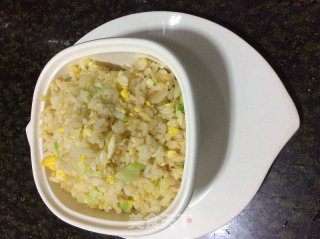 简单的蛋炒饭的做法步骤：6