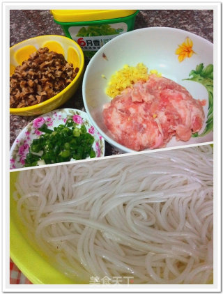 炸酱米粉【子璇家】的做法步骤：1
