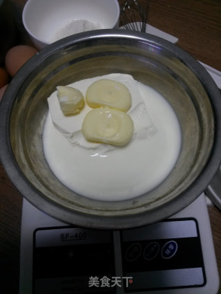 芝士蛋糕（6寸）的做法步骤：2