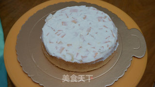 渐变色奶油裱花蛋糕的做法步骤：19