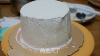 渐变色奶油裱花蛋糕的做法步骤：21