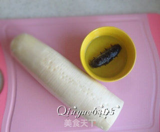 白萝卜菌汤的做法步骤：2