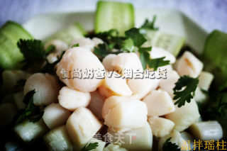 温拌瑶柱：粒粒白珠落翠盘的做法步骤：3