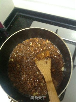 牛肉丁酱打卤面的做法步骤：11