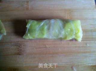 肉馅包菜卷的做法步骤：4