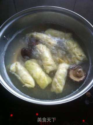 肉馅包菜卷的做法步骤：5