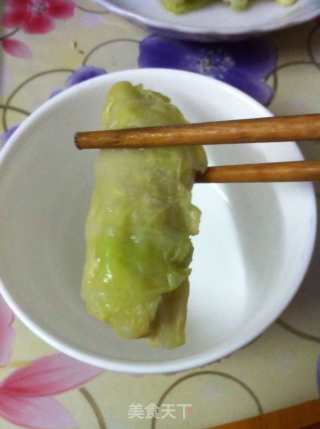 肉馅包菜卷的做法步骤：6