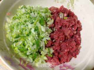 牛肉大葱馅包子的做法步骤：5