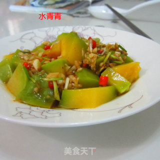汁浇南瓜丁的做法步骤：9