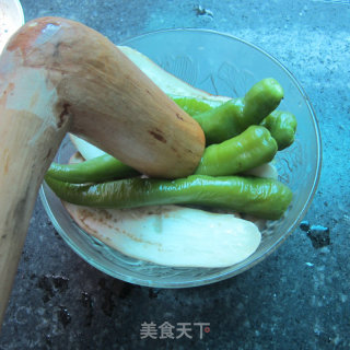 擂辣椒茄子的做法步骤：5