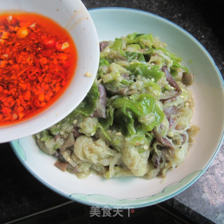 擂辣椒茄子的做法步骤：12