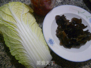 炝炒黑白菜的做法步骤：1
