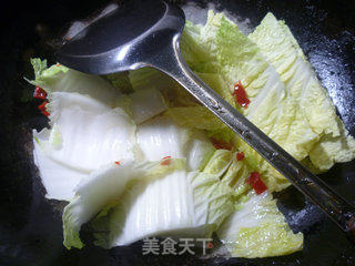 炝炒黑白菜的做法步骤：5