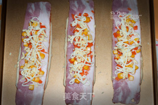 披萨 or 面包 之培根面包的做法步骤：10