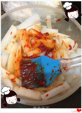 仙草阁私房菜（佐酒小菜）--甜不辣萝卜条的做法步骤：9
