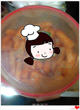 仙草阁私房菜（佐酒小菜）--甜不辣萝卜条的做法步骤：12