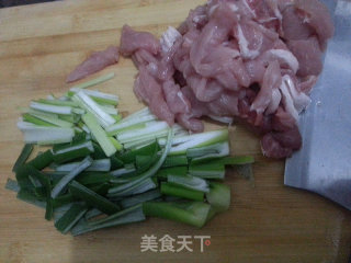 魔芋丝炒肉的做法步骤：1