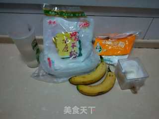 香蕉糯米糍的做法步骤：1