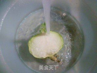 鸡心炒苤蓝的做法步骤：2