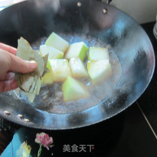 香叶烧冬瓜的做法步骤：5