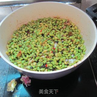 焖黄豆---豆豉香的做法步骤：6