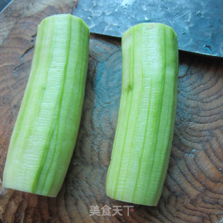 炝丝瓜的做法步骤：3