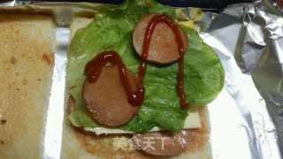 烤三文治的做法步骤：5