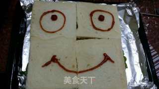 烤三文治的做法步骤：6