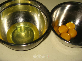 哈密瓜奶油蛋糕的做法步骤：2