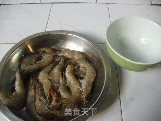 虾仁炒豌豆的做法步骤：1