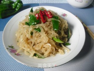 虾皮炒萝卜丝的做法步骤：7