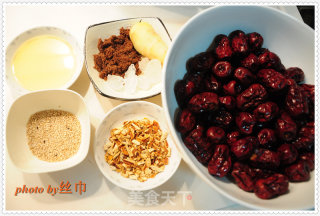 三味菊花酥---红枣，生姜，陈皮的做法步骤：1