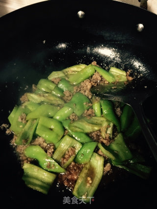肉末青椒的做法步骤：7