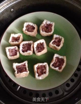 油豆腐嵌肉的做法步骤：4