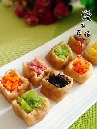 油豆腐嵌肉的做法步骤：6